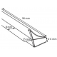 Joint horizontal pare-baignoire Aurora 1 volet Novellini - R52GIR