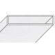 Profilé de compensation paroi de douche Novellini Lunes 15x80 mm - P15X80ST-A