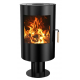 Poêle à bois acier sur pied Oscar 12 kW - CFOSCP12