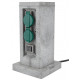 Borne Jardin Etanche IP 44 résine 2 Prises 16 A 2 Interrupteur - 192424