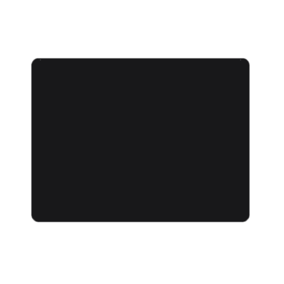 Plaque protection sol noir givré Dixneuf rectangulaire 100 x 75 x 2mm 017.PSR4N3
