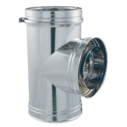 Té 90° D/Parois Isolé Inox DPZ Ø 130 / 190 - 183003