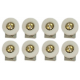 Sachet de 8 roulettes douche Kinedo diamètre 23 mm avec support - S0545