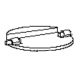 Clapet de fumée fonte pour insert Edilkamin Luce 54 - R97200