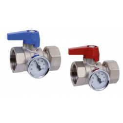 Kit vannes à boisseau sphérique avec thermomètre Watts Industries - 10022873