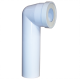 Pipe WC Recoupable Ø 93 pour PVC Ø 100 sans Emboitage