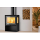 Poêle à bois rectangulaire Solzaima Small Box Glass door 9,4 kW - PA1053G027