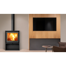 Poêle à bois rectangulaire Solzaima Small Box 9,4 kW - PA1053G025