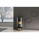 Poêle à bois Solzaima Amber porte verre 7,3 kW - PA1054G027