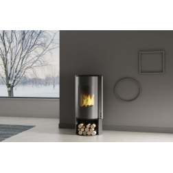 Poêle à bois Solzaima Amber porte verre 7,3 kW - PA1054G027