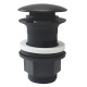 Vidage universel Paini clic-clac Hostaform avec trop plein époxy noir mat 340NM
