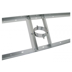 Support au toit renforcé double paroi isolé Joncoux Apollo pellets --- Ø 80/140