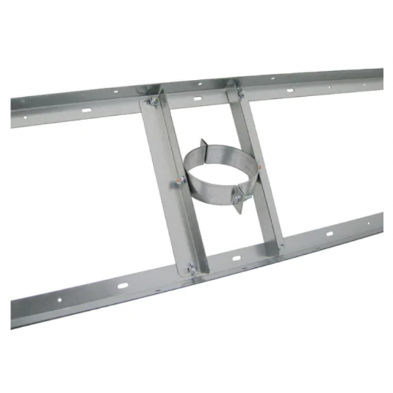 Support au toit renforcé double paroi isolé Joncoux Apollo pellets --- Ø 80/140
