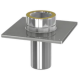 Réhausse double paroi isolé inox Joncoux Orion avec collier --- Ø 150/210 Ext