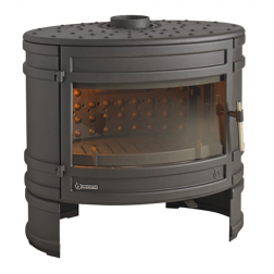 Poêle à bois fonte Angor 12 kW Invicta - P918644