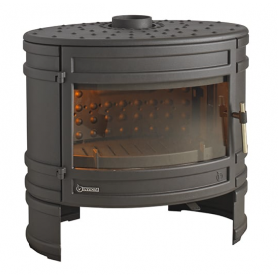 Poêle à bois fonte Angor 12 kW Invicta - P918644