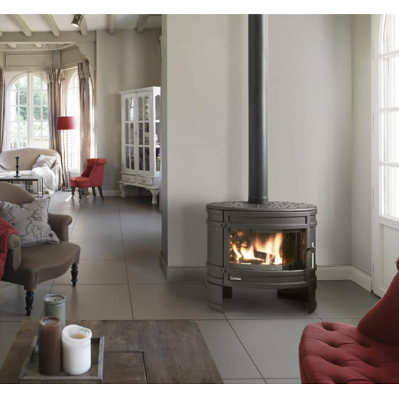 Poêle à bois fonte Angor 12 kW Invicta - P918644