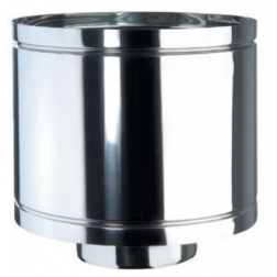 Terminal anti intempéries pour flexible double paroi isolé