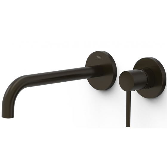 Pièce apparente Tres Study pour élément encastré lavabo noir bronze 26230022KMB