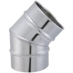 Coude à secteur 45° S/Paroi - Inox 304