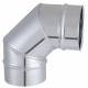 Coude à secteur Joncoux 90° inox 304