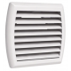 Grille de prise d'air blanc plastique Joncoux Ø 125 mm - 096502