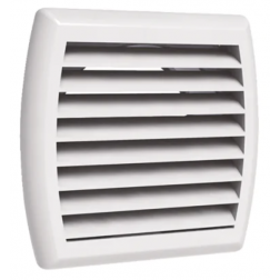 Grille de prise d'air blanc plastique Joncoux Ø 125 mm - 096502