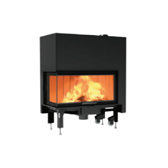 Cheminée à bois Edilkamin WINDO2 75 R vitre à droite 13.2 kw - 803040