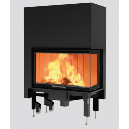 Cheminée à bois Edilkamin WINDO2 75 L vitre à gauche 13.2 kw - 803030