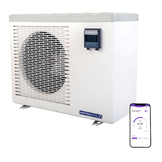 Pompe à chaleur e-E Astralpool pour piscine résidentielle mono