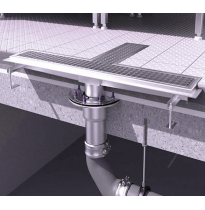 Caniveau inox collectivité