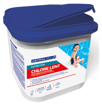 Chlore piscine galet