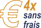 Paiement 4 fois sans frais