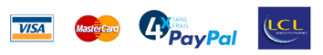 Visa, MasterCard, PayPal, LCL